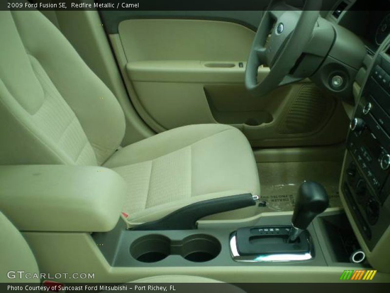 Redfire Metallic / Camel 2009 Ford Fusion SE