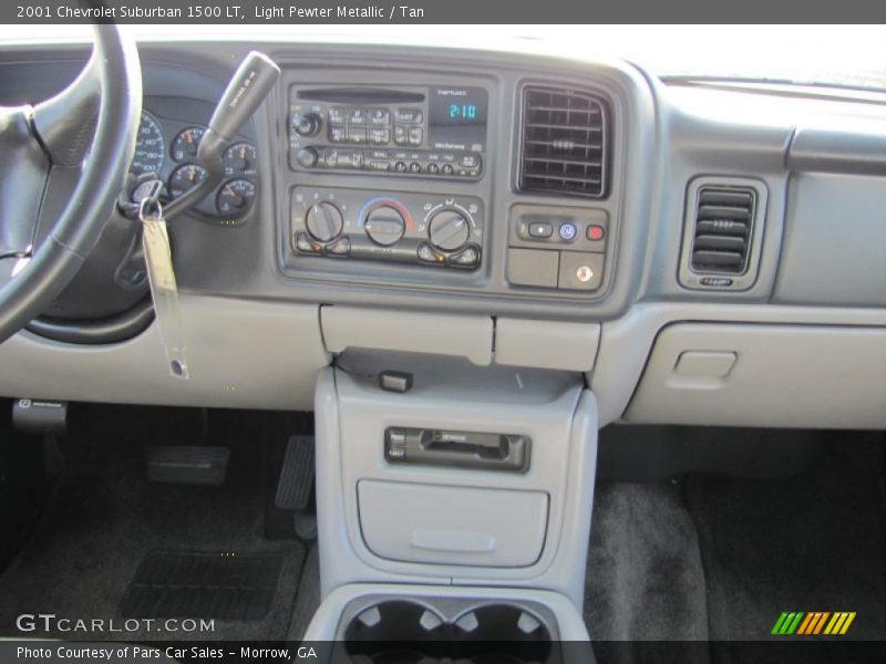 Light Pewter Metallic / Tan 2001 Chevrolet Suburban 1500 LT