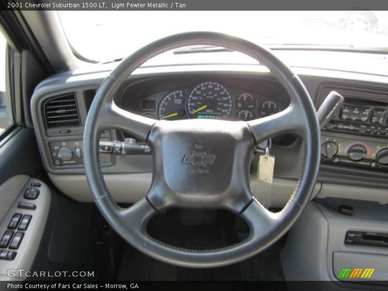 Light Pewter Metallic / Tan 2001 Chevrolet Suburban 1500 LT