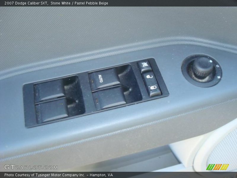 Stone White / Pastel Pebble Beige 2007 Dodge Caliber SXT