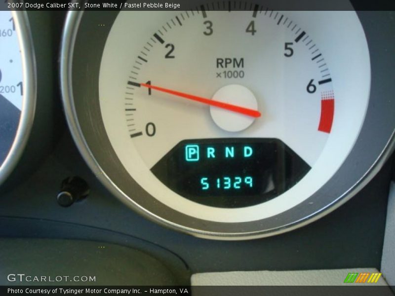 Stone White / Pastel Pebble Beige 2007 Dodge Caliber SXT