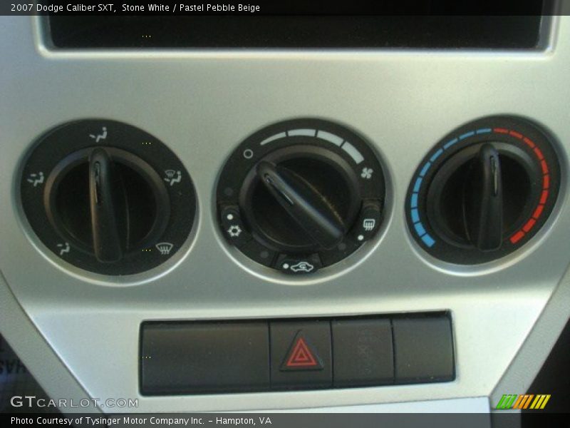 Stone White / Pastel Pebble Beige 2007 Dodge Caliber SXT