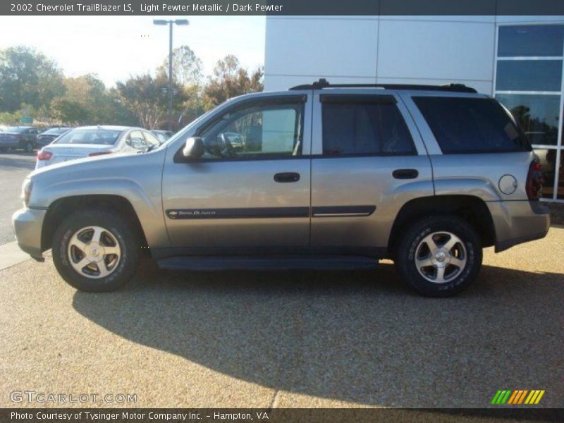 Light Pewter Metallic / Dark Pewter 2002 Chevrolet TrailBlazer LS