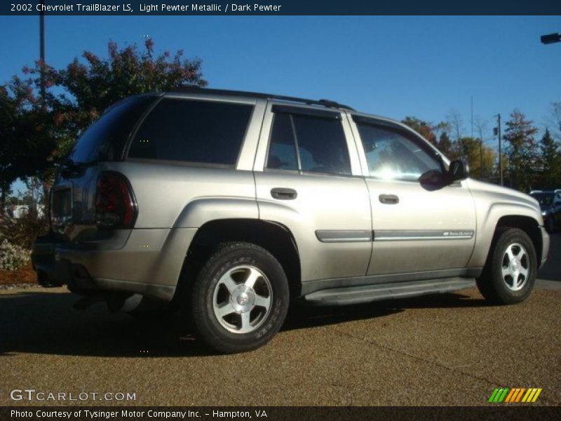 Light Pewter Metallic / Dark Pewter 2002 Chevrolet TrailBlazer LS