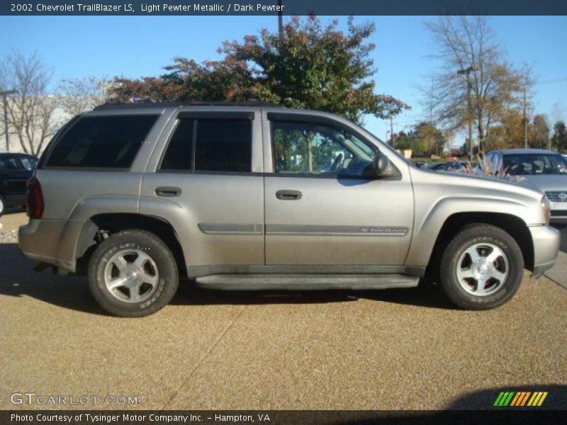 Light Pewter Metallic / Dark Pewter 2002 Chevrolet TrailBlazer LS