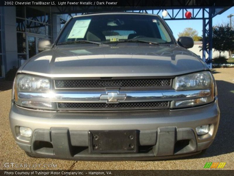 Light Pewter Metallic / Dark Pewter 2002 Chevrolet TrailBlazer LS