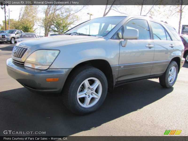 Mineral Green Opalescent / Ivory 2002 Lexus RX 300