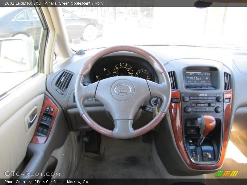 Mineral Green Opalescent / Ivory 2002 Lexus RX 300