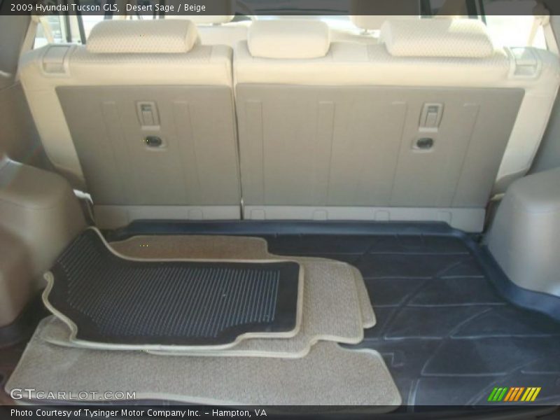 Desert Sage / Beige 2009 Hyundai Tucson GLS