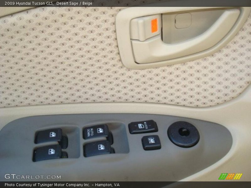 Desert Sage / Beige 2009 Hyundai Tucson GLS