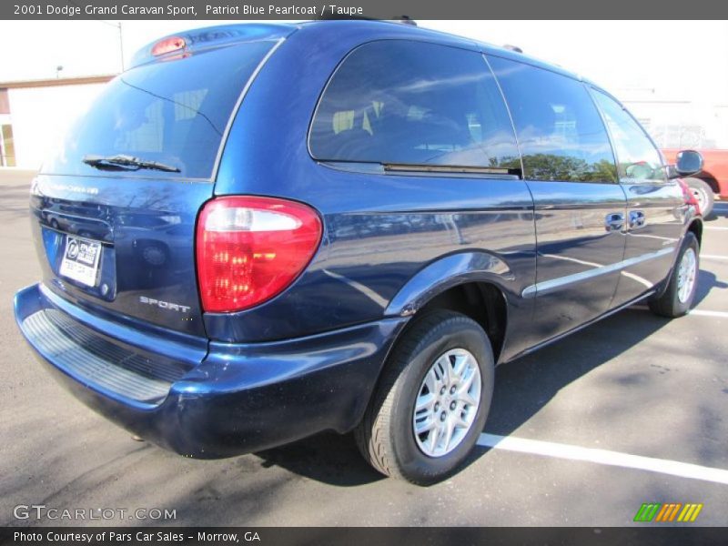 Patriot Blue Pearlcoat / Taupe 2001 Dodge Grand Caravan Sport