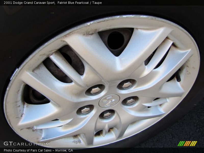 Patriot Blue Pearlcoat / Taupe 2001 Dodge Grand Caravan Sport
