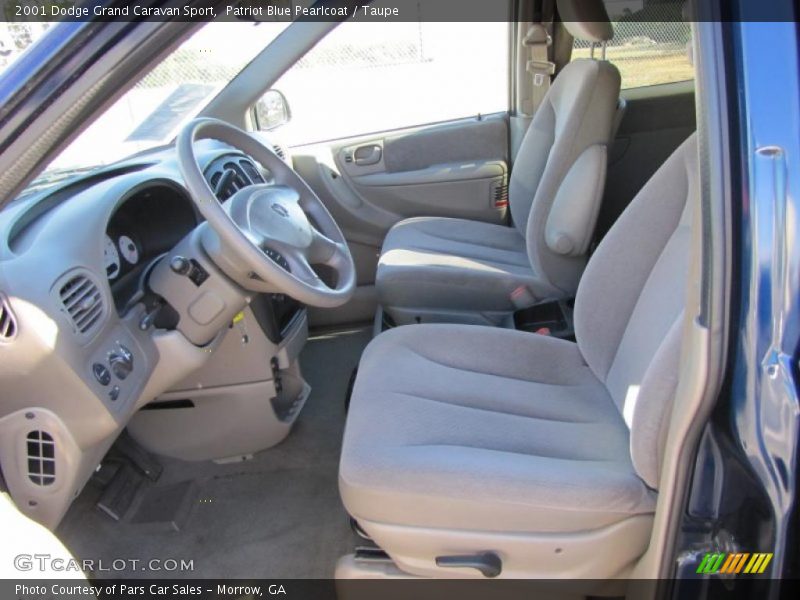 Patriot Blue Pearlcoat / Taupe 2001 Dodge Grand Caravan Sport