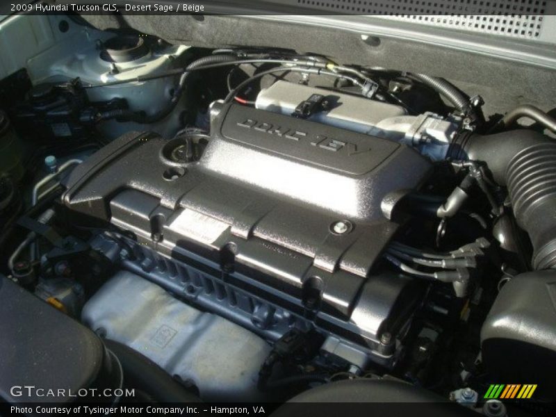  2009 Tucson GLS Engine - 2.0 Liter DOHC 16-Valve CVVT 4 Cylinder