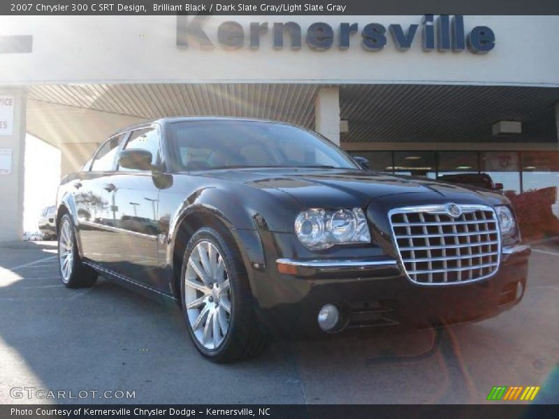 Brilliant Black / Dark Slate Gray/Light Slate Gray 2007 Chrysler 300 C SRT Design