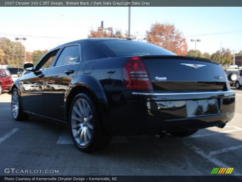 Brilliant Black / Dark Slate Gray/Light Slate Gray 2007 Chrysler 300 C SRT Design