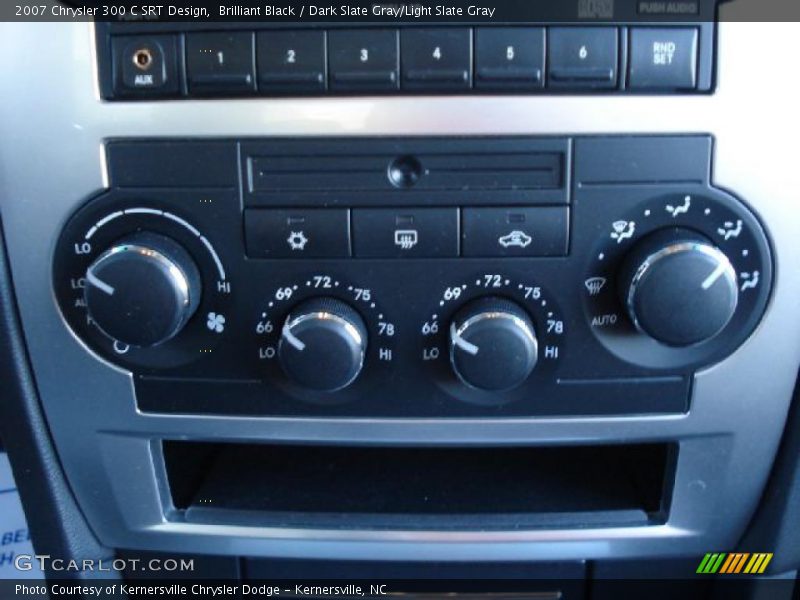 Brilliant Black / Dark Slate Gray/Light Slate Gray 2007 Chrysler 300 C SRT Design
