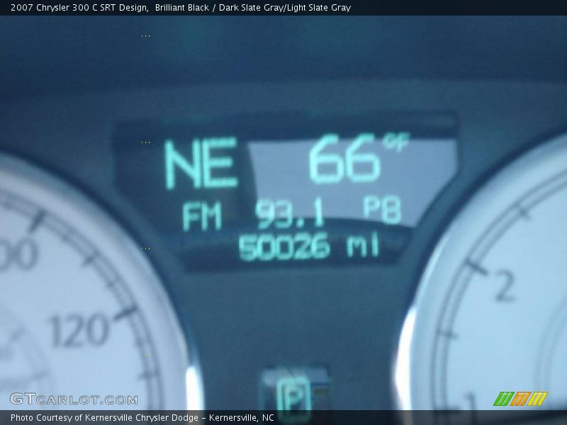 Brilliant Black / Dark Slate Gray/Light Slate Gray 2007 Chrysler 300 C SRT Design