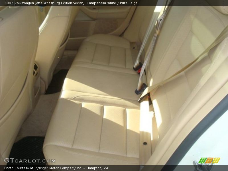 Campanella White / Pure Beige 2007 Volkswagen Jetta Wolfsburg Edition Sedan