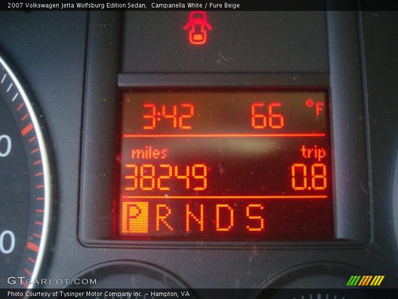 Campanella White / Pure Beige 2007 Volkswagen Jetta Wolfsburg Edition Sedan