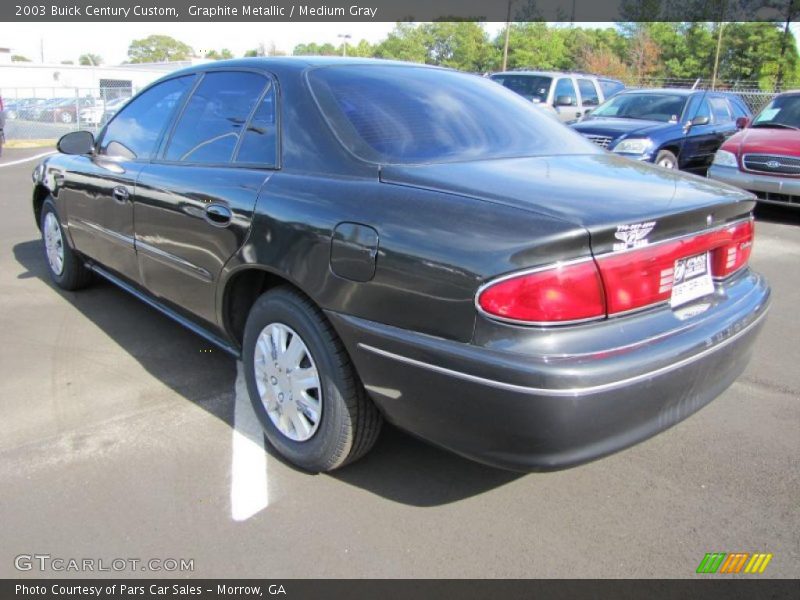 Graphite Metallic / Medium Gray 2003 Buick Century Custom