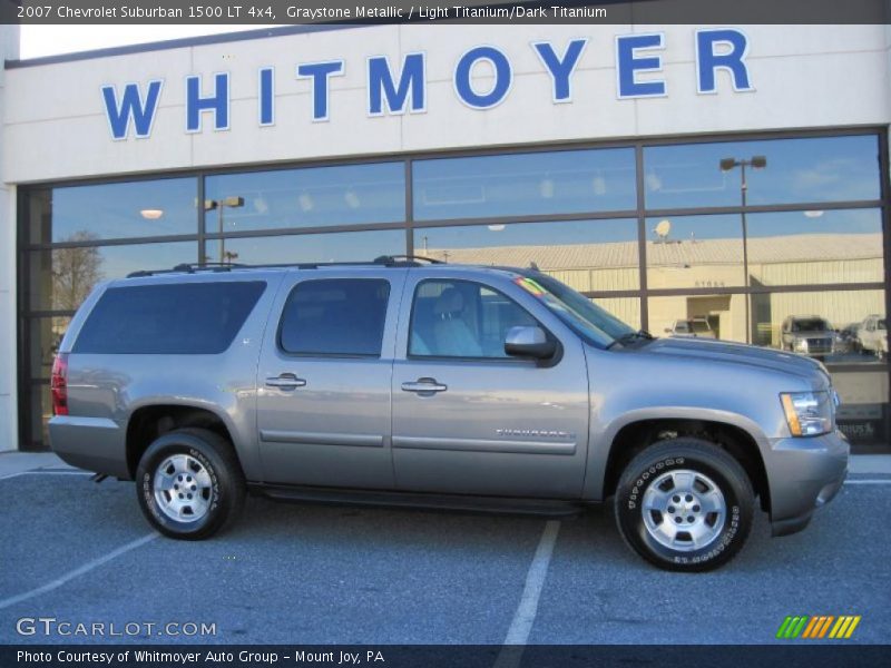 Graystone Metallic / Light Titanium/Dark Titanium 2007 Chevrolet Suburban 1500 LT 4x4