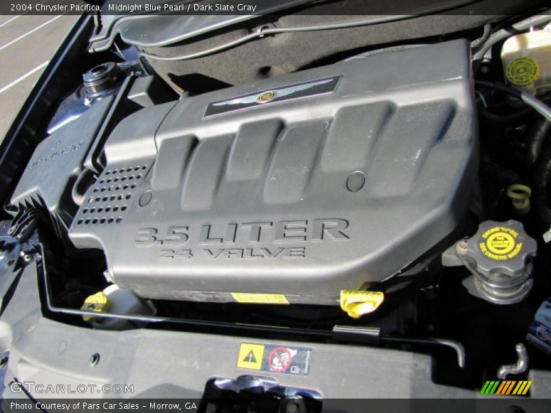 Midnight Blue Pearl / Dark Slate Gray 2004 Chrysler Pacifica