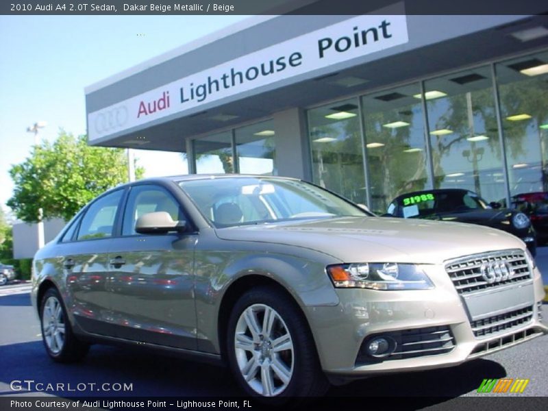 Dakar Beige Metallic / Beige 2010 Audi A4 2.0T Sedan