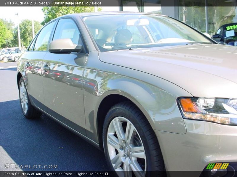 Dakar Beige Metallic / Beige 2010 Audi A4 2.0T Sedan