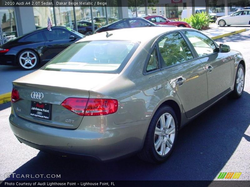 Dakar Beige Metallic / Beige 2010 Audi A4 2.0T Sedan