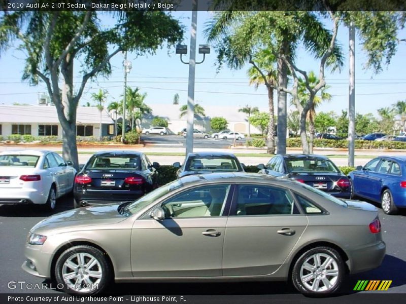 Dakar Beige Metallic / Beige 2010 Audi A4 2.0T Sedan