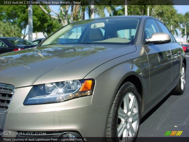 Dakar Beige Metallic / Beige 2010 Audi A4 2.0T Sedan