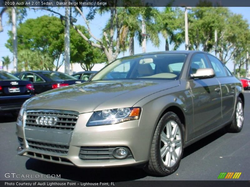 Dakar Beige Metallic / Beige 2010 Audi A4 2.0T Sedan