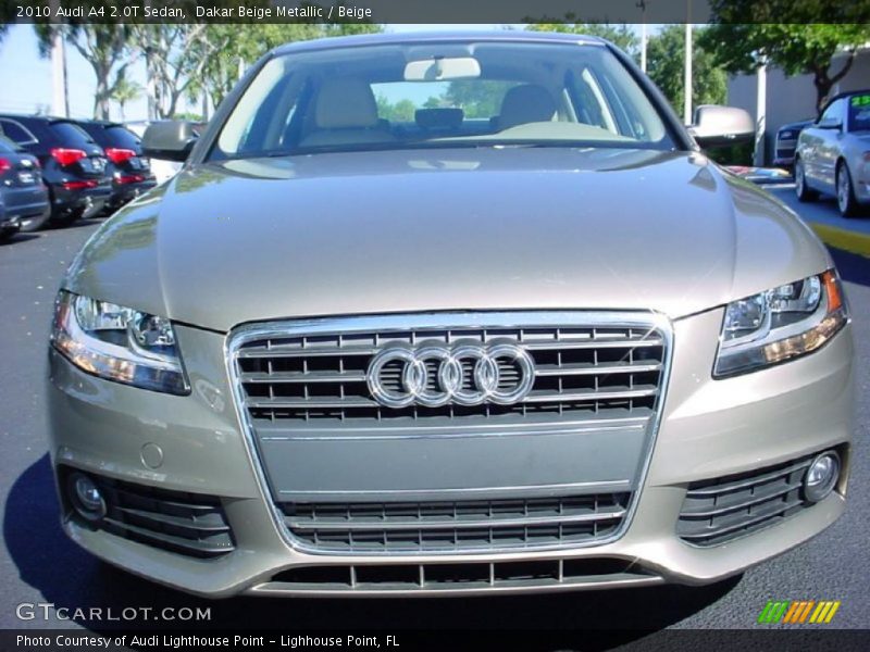 Dakar Beige Metallic / Beige 2010 Audi A4 2.0T Sedan