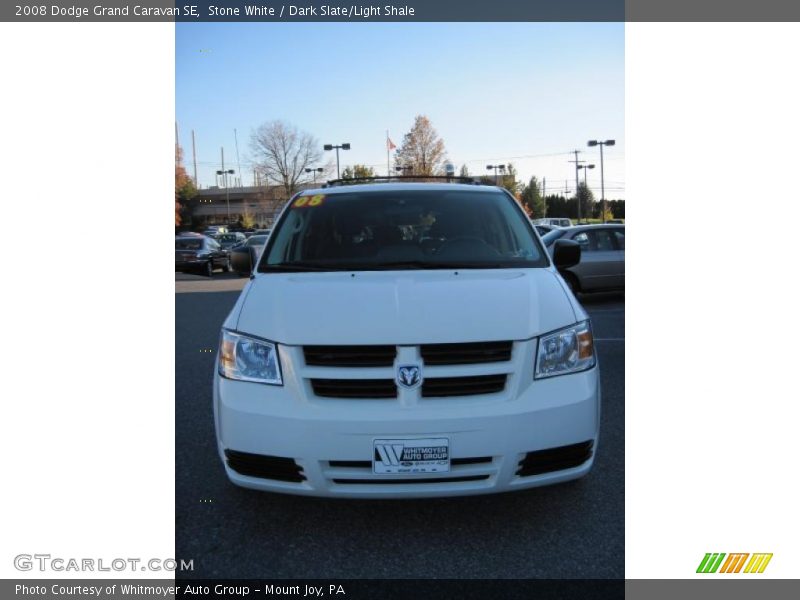 Stone White / Dark Slate/Light Shale 2008 Dodge Grand Caravan SE