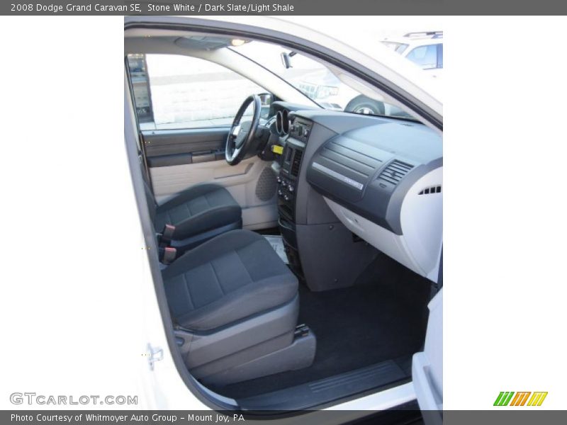 Stone White / Dark Slate/Light Shale 2008 Dodge Grand Caravan SE