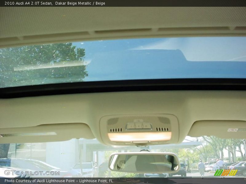 Sunroof of 2010 A4 2.0T Sedan
