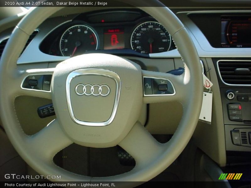 Dakar Beige Metallic / Beige 2010 Audi A4 2.0T Sedan