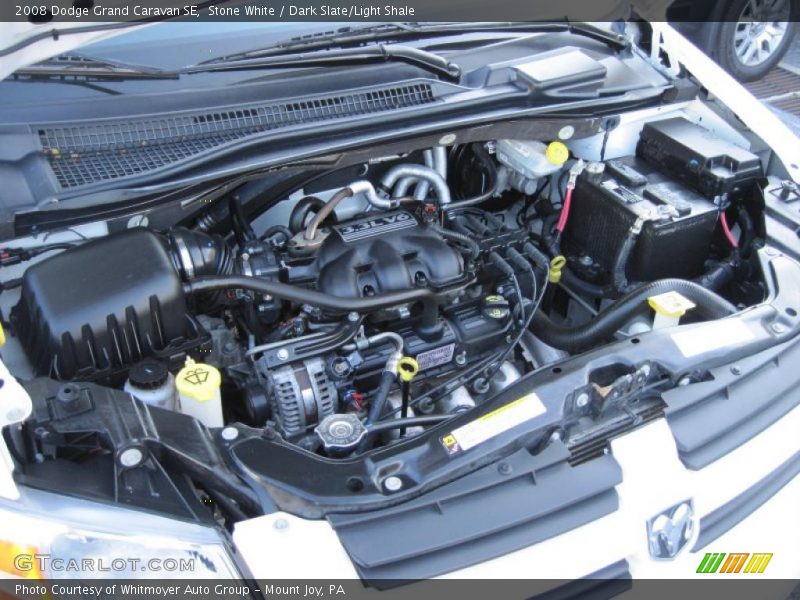 Stone White / Dark Slate/Light Shale 2008 Dodge Grand Caravan SE