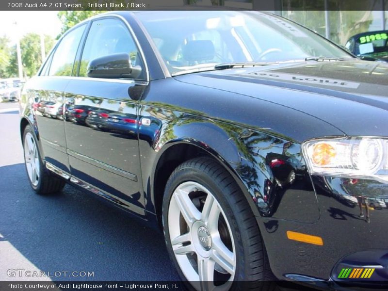 Brilliant Black / Black 2008 Audi A4 2.0T Sedan