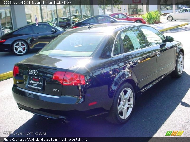 Brilliant Black / Black 2008 Audi A4 2.0T Sedan