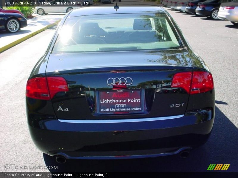 Brilliant Black / Black 2008 Audi A4 2.0T Sedan