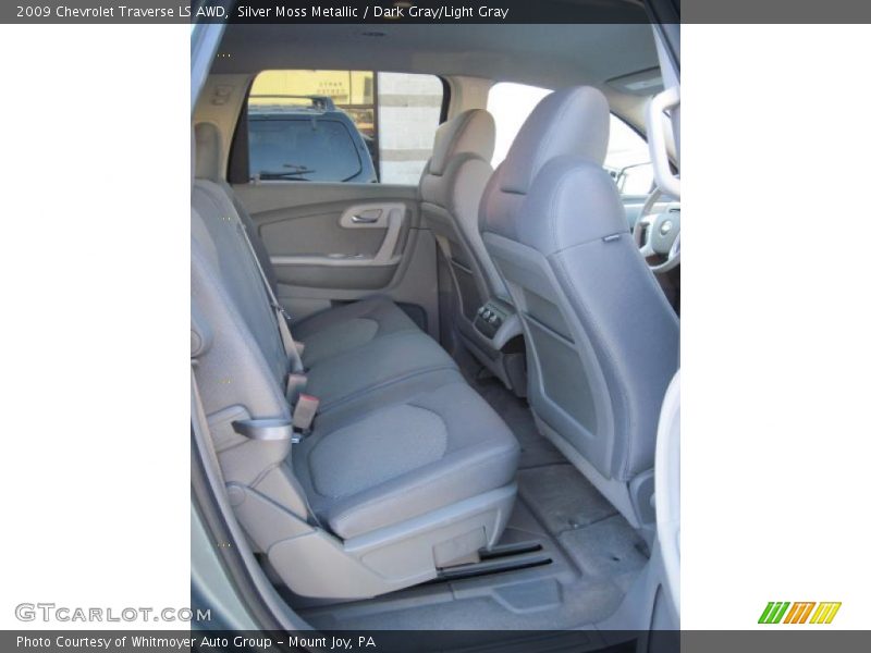 Silver Moss Metallic / Dark Gray/Light Gray 2009 Chevrolet Traverse LS AWD