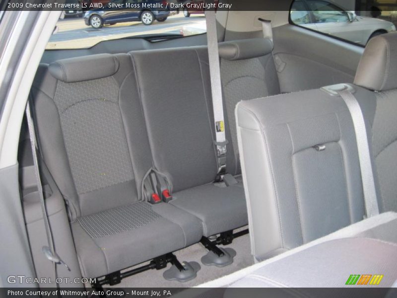 Silver Moss Metallic / Dark Gray/Light Gray 2009 Chevrolet Traverse LS AWD