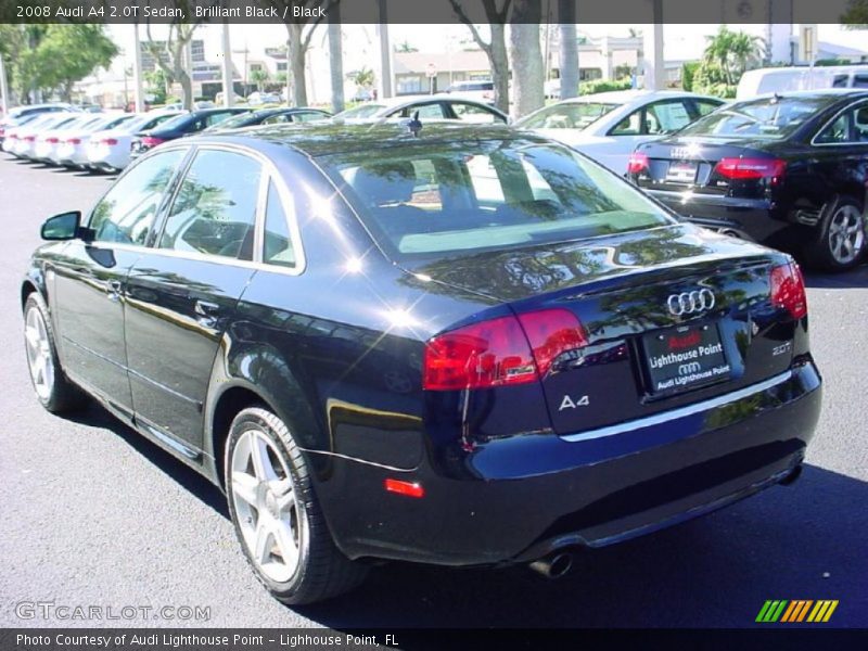 Brilliant Black / Black 2008 Audi A4 2.0T Sedan