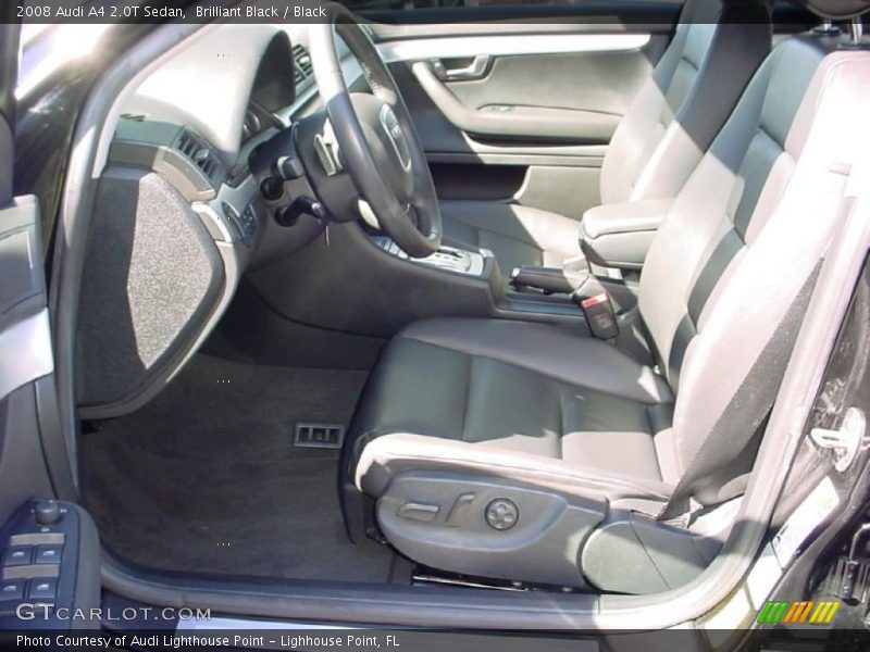 Brilliant Black / Black 2008 Audi A4 2.0T Sedan