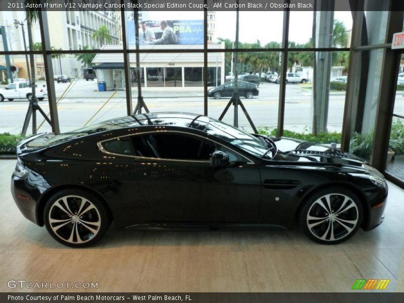 AM Carbon Black / Obsidian Black 2011 Aston Martin V12 Vantage Carbon Black Special Edition Coupe