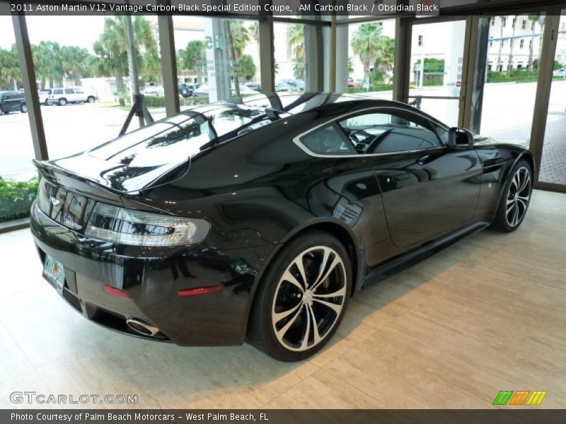 AM Carbon Black / Obsidian Black 2011 Aston Martin V12 Vantage Carbon Black Special Edition Coupe