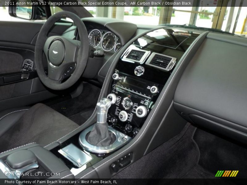  2011 V12 Vantage Carbon Black Special Edition Coupe Obsidian Black Interior