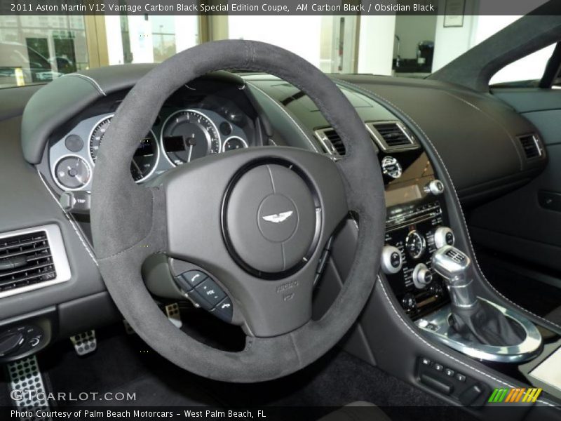  2011 V12 Vantage Carbon Black Special Edition Coupe Steering Wheel